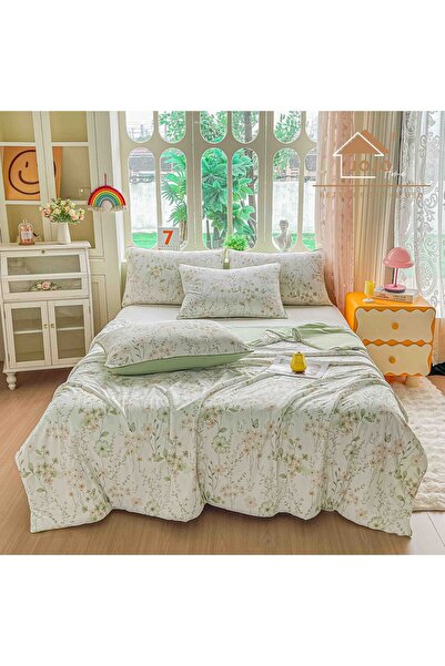 JOJO HOME Set de pilote șic, JOJO HOME, 3 piese, 100% bumbac, 200X230cm, impr...