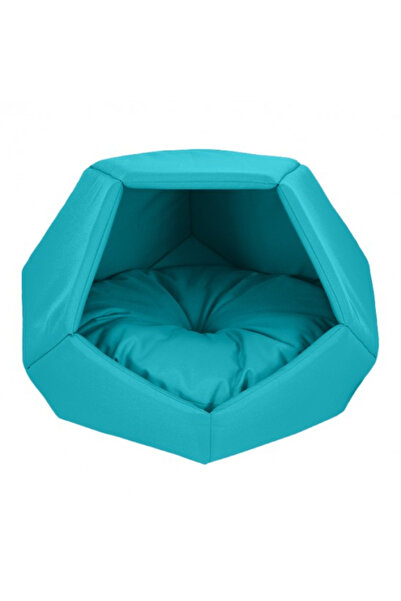 Empets Cubby House With Cushion Basic (60X60X44Cm)[Color - Light Blue, Dimens...