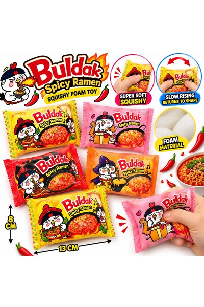SHOP LIKE A PRO Jucărie Antistres Squishy Ramen Picant, din Spumă Moale, Slow...