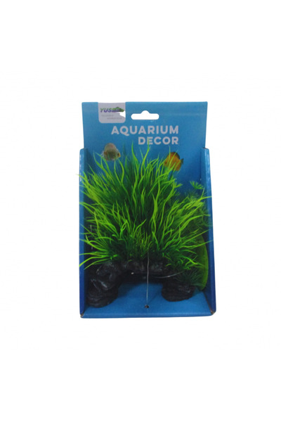 Yusee Aquarium Decoration - Artificial Plant - Ys-232402 (H:20Cm)