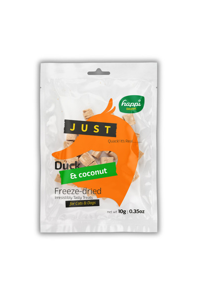 Generic Brand Happi Skippi Just Freeze-Dried Treat Duck&Coconut For Cats And ...