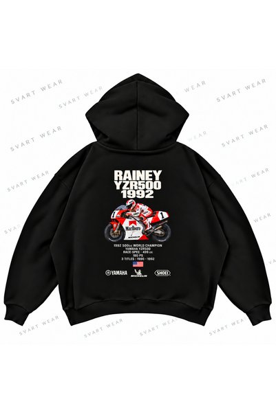 SVART WEAR ويان ريني · ياماها YZR500 · 1992 هودي بطباعة أمامية وخلفية كبير الحجم