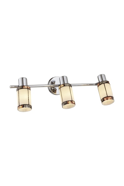Klausen Aplică de perete Tivoli KL6339, 3xE14, crom + alb multicolor, metal +...