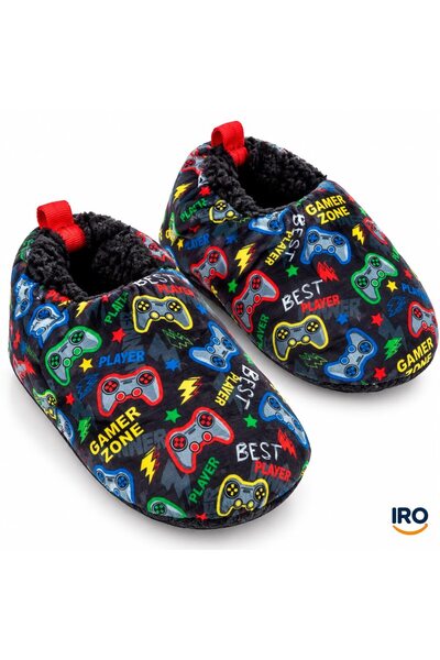 IRO Gamer Winter Booties for Children and Teenagers, Unisex, Size 39-40, Blac...