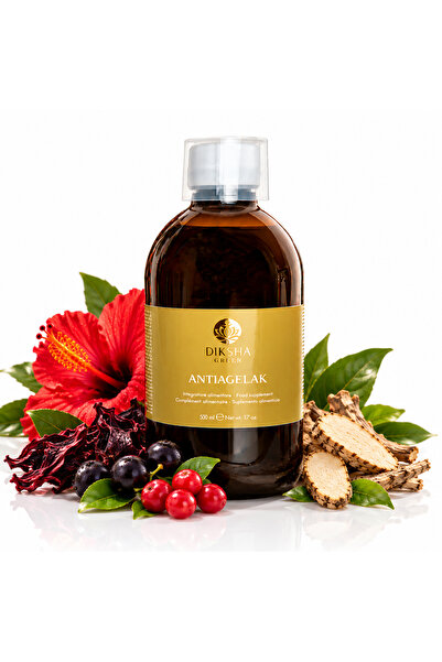 Lakshmi Supliment Alimentar Lichid Antiagelak 500 ml, cu Schisandra, Hibiscus...