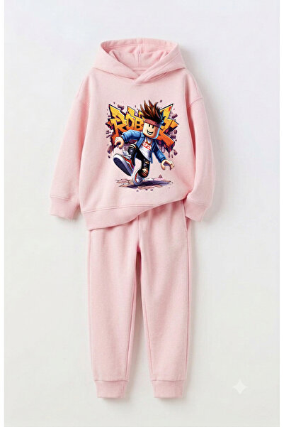 Let's Wear Roblox Premium Sweatshirt & Sweatpants Set for Kids - 2-Piece Spor...
