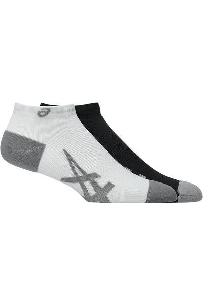 Asics 2 PACK LIGHTWEIGHT RUN ANKLE SOCK Unisex Black/Obsidian Grey Koşu Çorab...