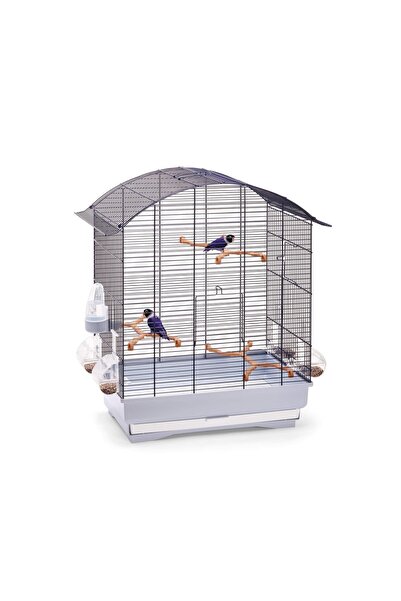 IMAC Agata Cage 58X33X62,5Cm For Canaries, Parakeets And Exotic Birds- Blue/G...