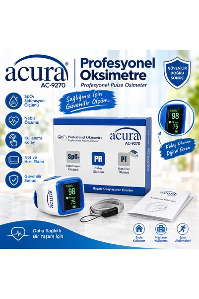 Acura PROFESYONEL OKSİMETRE