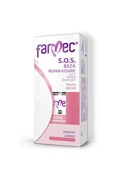N-A Baza reparatoare pentru unghii SOS Tratament Forte, 11 ml, Farmec