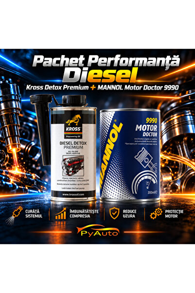 PyAuto Pachet Performanta Diesel: Kross Detox Premium (Curatare Injectie/DPF)...