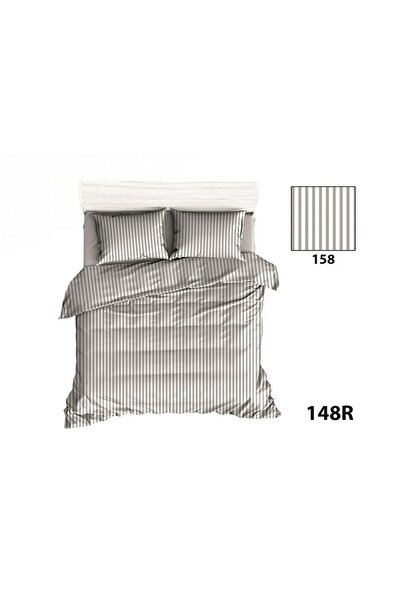 Karo Fata de perna 40x40 R148 dungi gri alb