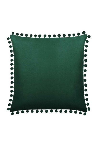 Nitki Fata de perna Spod Igły i Nitki, Poliester, Pompoane, 45x45 cm, Verde i...