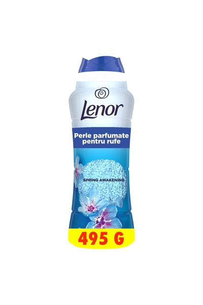 lenor Perle parfumate pentru rufe Spring Awakening, 495 g, parfum nonstop pan...