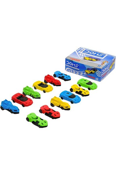 doms Erasers, 12 Count