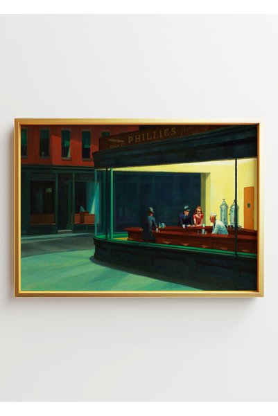ARTHOUSECOLLECTIVE Colecția Edward Hopper - Orizontal - Poster fără ramă