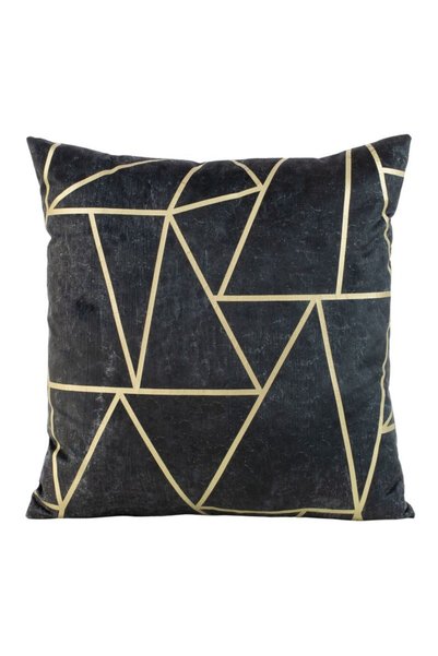 Eurofirany Fata de perna decorativa BLINK-29 45x45 Eurogold grafit/aur deschis