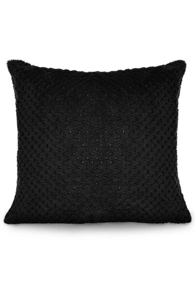 Nitki Fata de perna Spod Ace și Ațe, Poliester, 40x40 cm, Negru