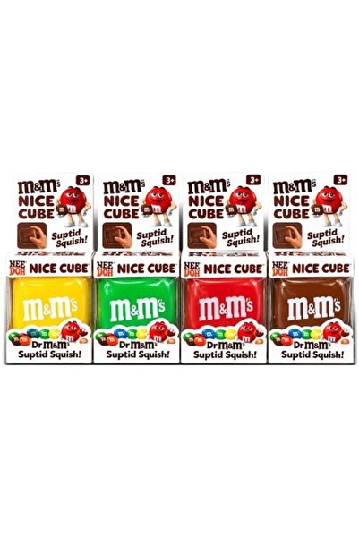 Needoh x M&M’s Nice Cube Super Solid Squishy Fidget Toy – Assorted Colors – 1...