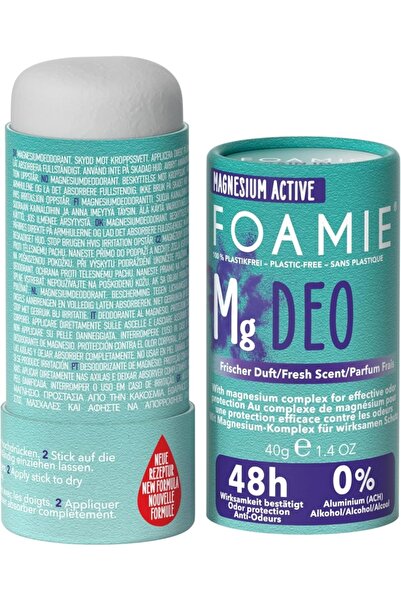 Type-C Deodorant solid Foamie Rain In The Woods 40 g, Protecție eficientă 48h...