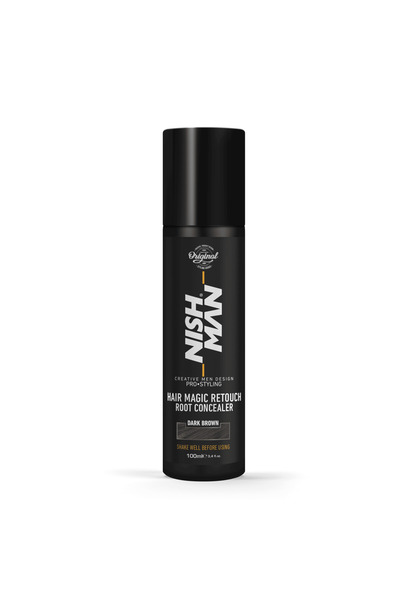 NISHMAN Hair Magic Retouch Root Concealer Dark Brown 100ml