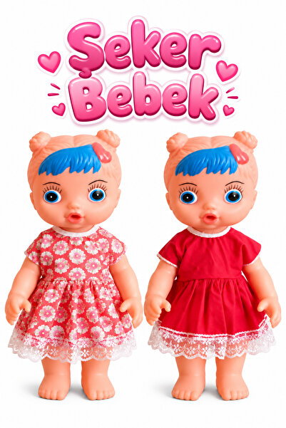 ARI TOYS 30 cm. Şirin İkiz Et Bebekler (2 adet)