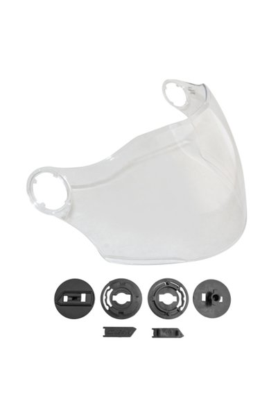 CGM Visiera TRASPARENTE + Kit fissaggio visiera