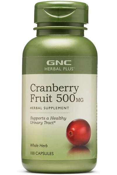 G.N.C GNC Herbal Plus Whole Herb Cranberry 500mg 100 Capsules