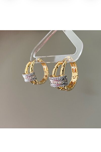 gaila design Oversized Jewelled Hoop Earrings