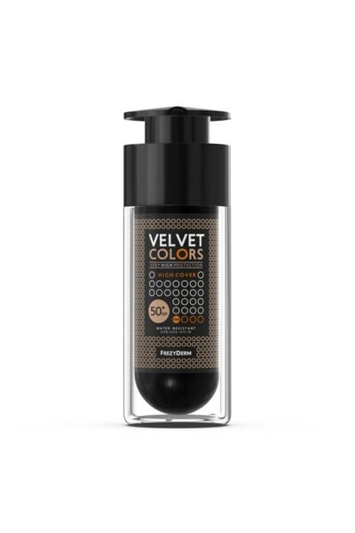 Frezyderm Βελούδινα Χρώματα Μακιγιάζ Προσώπου Υψηλής Κάλυψης SPF50+ με Εξαιρε...