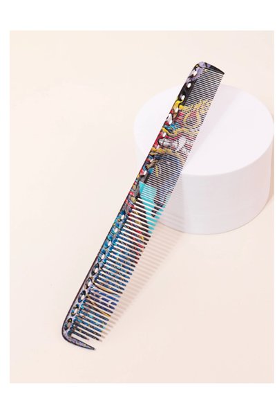 zerzembe Karbon Fiber Kesme Tarağı, 21,5 cm, 1 Adet Profesyonel Kuaför Tarağı...
