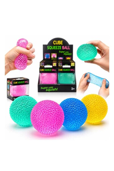 OEM Minge Antistres Squishy, Minge cub de strâns 6.5cm, din gel elastic, se î...