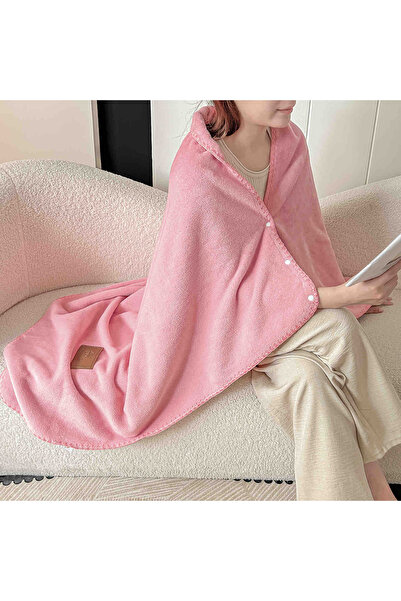 JOJO HOME Patura Multifunctionala cu Capse 100x140 cm, Patura si Sal 2 in 1, ...