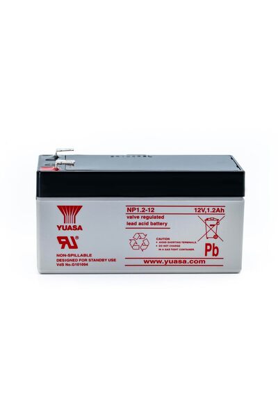 12v 1.2 AH Bakımsız Kuru Akü