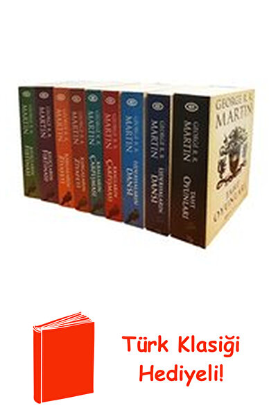 Epsilon Yayınevi Game Of Thrones Taht Oyunları-9 Kitap Set-Özel ... + Türk Kl...