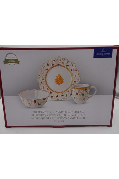 Villeroy & Boch Set 6 piese pentru micul dejun, Toy's Delight Anniversary Edi...