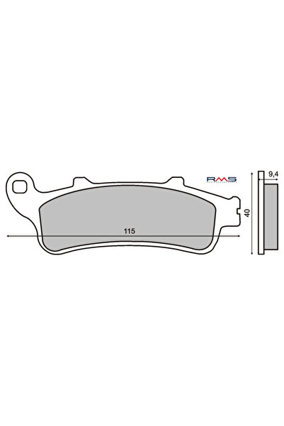 RMS Placute frana organice Honda Pantheon 125cc/Foresight 250cc
