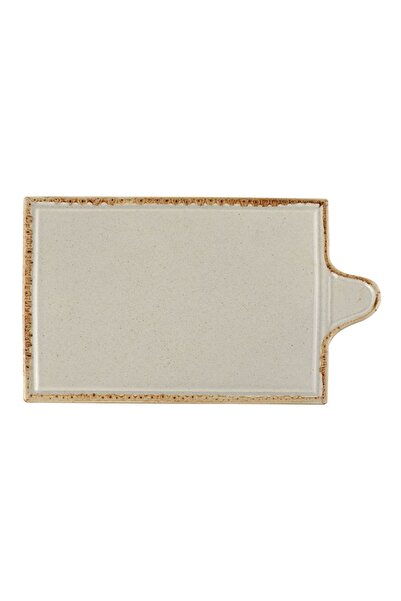 Porland Cheese serving platter, porcelain, 30x18cm, "Seasons", Grey -