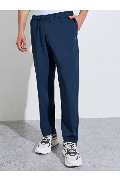Styli Men Navy 4-Way Stretch Active Track Pants