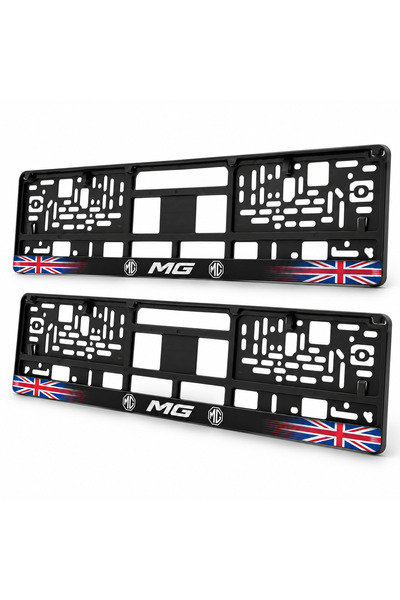 Autohelix MSA Set de 2 piese, suport personalizat pentru plăcuța de înmatriculare MG, HLX-1