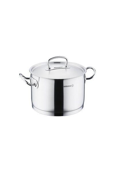 KORKMAZ Deep stainless steel saucepan with lid, 16 cm / 2 L, "Proline" -