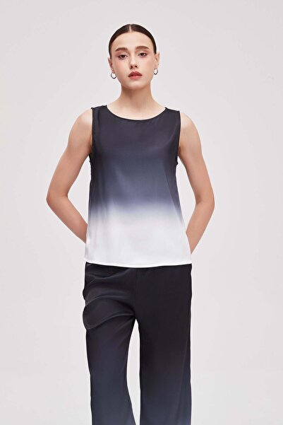 menta Sleeveless Color Gradient Top