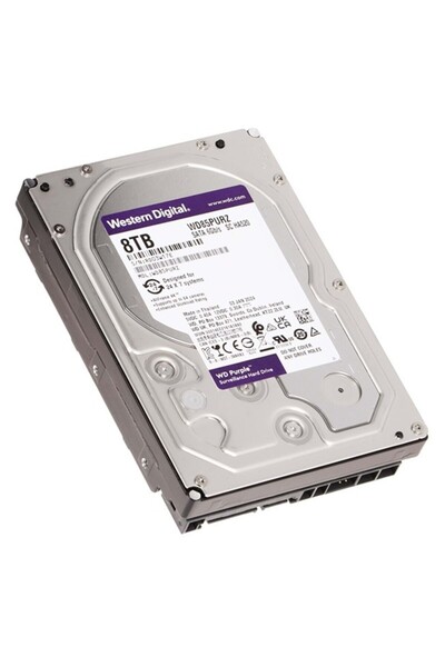 WD 8 TB 3.5 PURPLE SATA3 5640RPM 256MB 7/24 GUVENLIK WD85PURZ