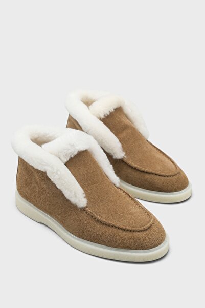 Capone Outfitters Kaitlyn Hakiki Fur Kadın Bot
