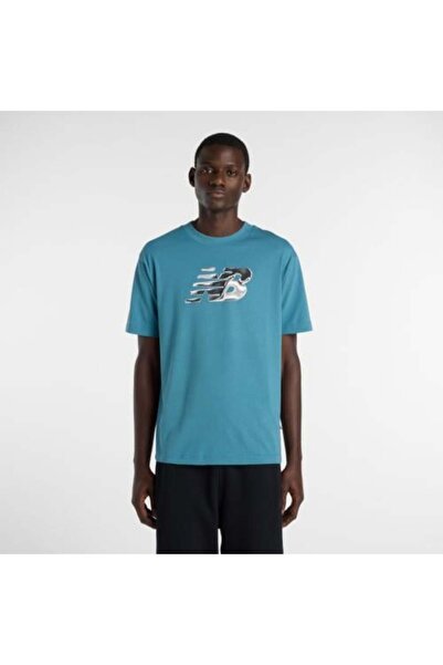 New Balance تي شيرت تدريب رجالي من _ MT6151O4AAZ