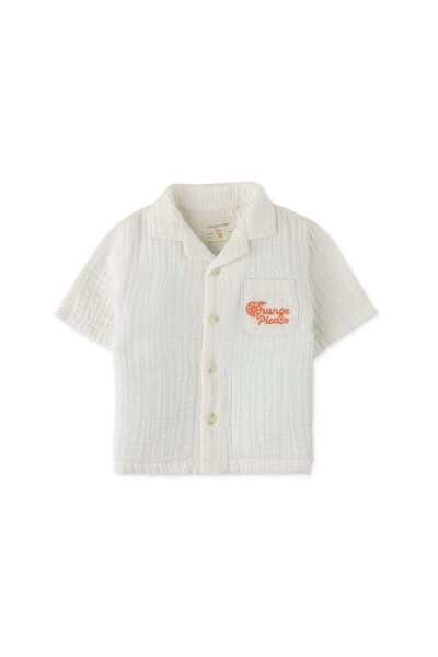 Gingersnaps Baby Boys' Half-Sleeve Polo Shirt with Front Buttons