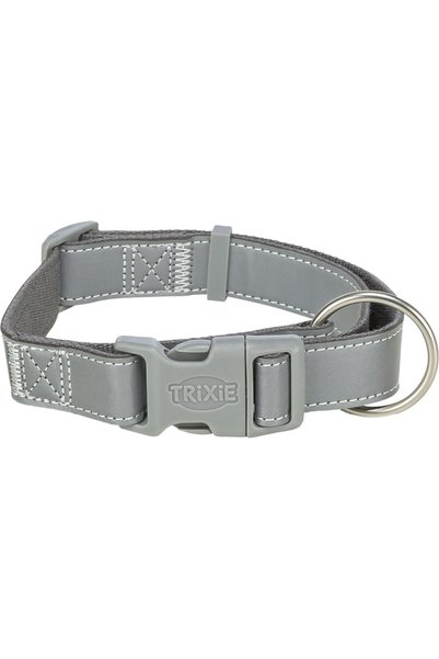 Trixie Zgara Premium Reflectorizantă, Grafit, Dimensiune S-M: 30-45 cm/20 mm