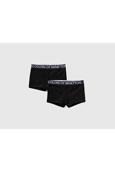 United Colors of Benetton Boys' Logo-Trimmed Boxer Set