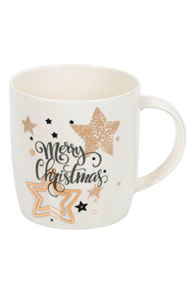 DD SHOP Cana de Craciun New Bone Alba Foil Auriu Merry Christmas 325ml