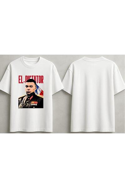 ELFERA Kylian Mbappe Printed Oversized Unisex T-Shirt